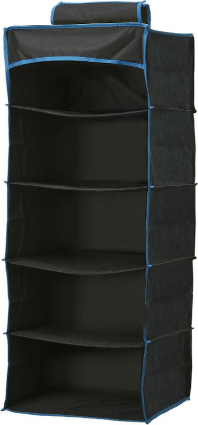Redcliffs Tent organiser - Organiseur suspendu 5 compartiments - 34x34x85cm-600D Oxford polyester-PU coated