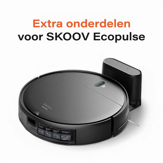 Pièces détachées Ecopulse - 2 x serpillière - 2 x brosse - 2 x filtres - Robot aspirateur - Skoov