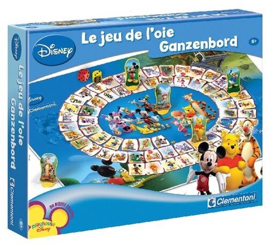 Jeu de société Clementoni - Le jeu de l'oie Disney - Jeu de société pour toute la famille - Enfants à partir de 6 ans