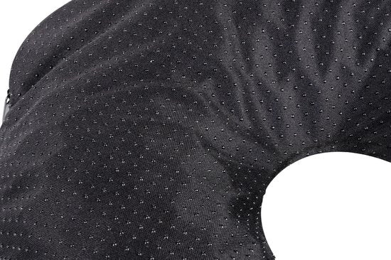 Vivamore Travel Pillow - Oreiller cervical pour avion - Oreiller de voyage avec gel réfrigérant - Noir