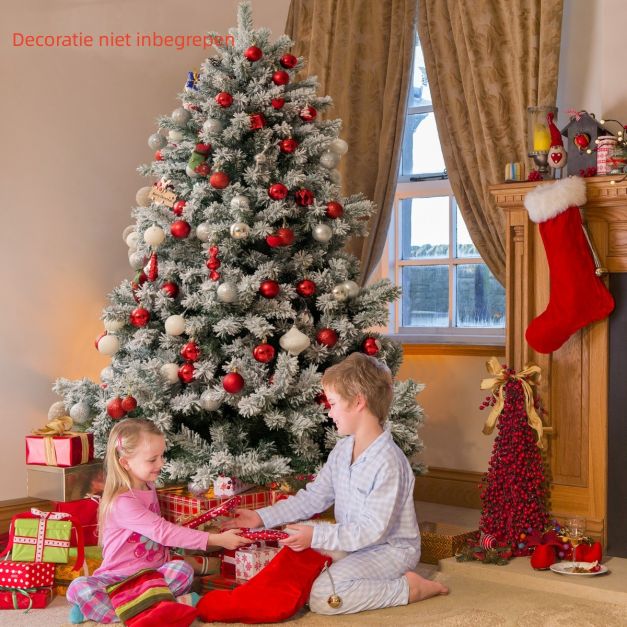 Coast Artificial Christmas Tree - Snowy - 180 cm - PVC - Vert/Blanc
