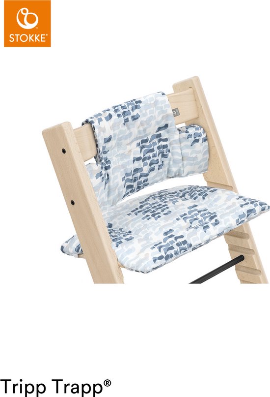 Coussin pour bébé Stokke® Tripp Trapp® Classique - Waves Bleu