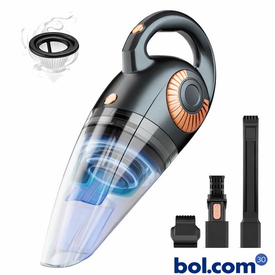 Atshark : aspirateur à main sans fil, rechargeable et puissant, pour une utilisation à sec et humide, aspirateur de poches