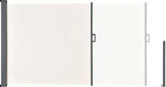Auvent latéral / marquise - Dubaï - 300 x 200 cm - Beige