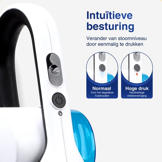 Samako Royal Elite Nettoyeur vapeur - Défroisseur à main - Détachant - Nettoyage en profondeur pour sols, canapé, salle de bain et tapis - Shampoing tapis