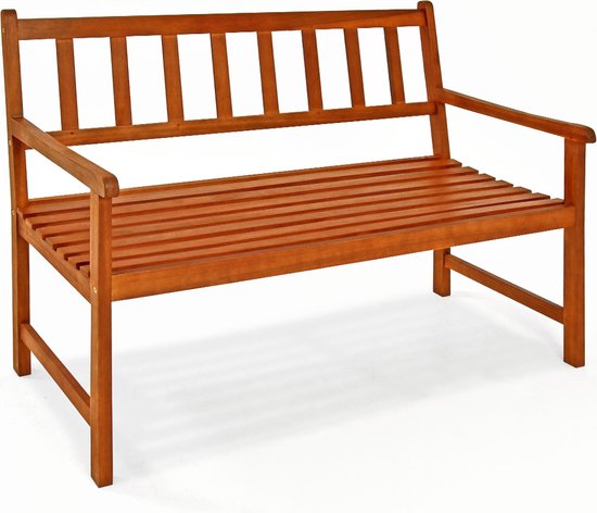 Banc de jardin Casaria - Acacia certifié FSC® / Largeur 120 cm - Brun