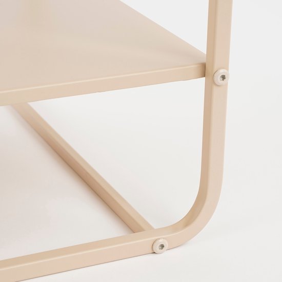 Table basse - Mica Decorations - L110 x L38 x H50 cm - Métal - Marron clair