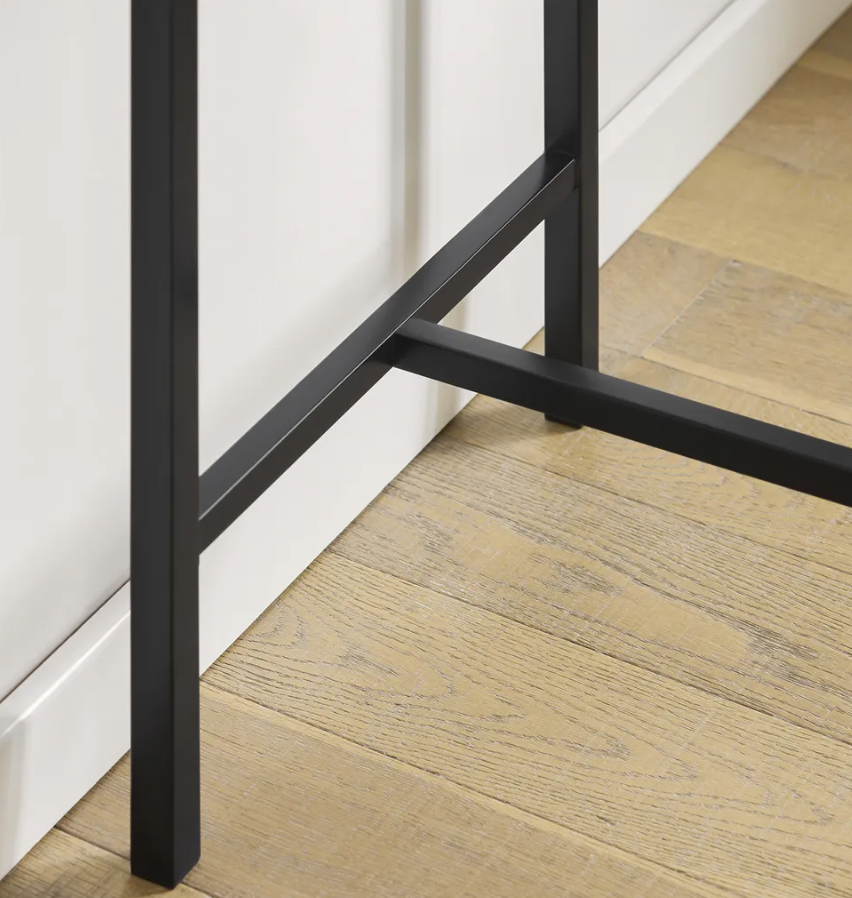 SoBuy Table Bistro - 3 pièces - 2 chaises - Table de bar - Table de salle à manger - 80 x 87 x 50 cm - Chêne / Noir