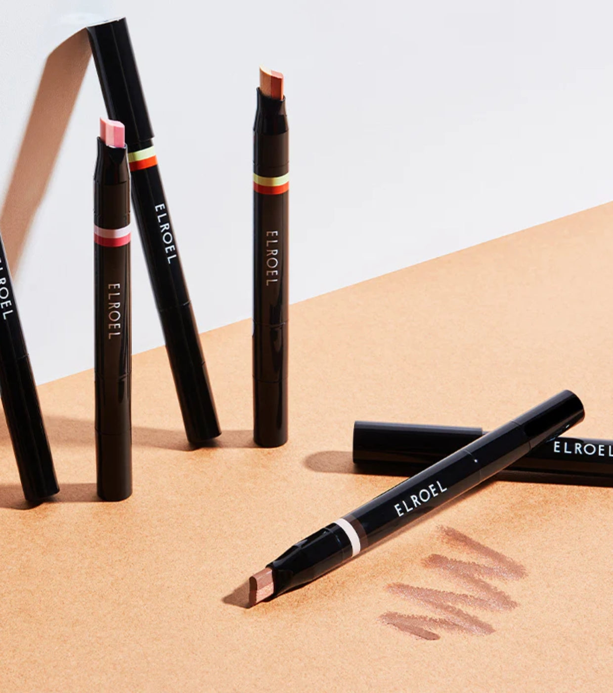 ELROEL Blanc Double Shadow Stick 08 Popping Candy - 2-in-1 Eyeshadow Stick - 1.4 g - Korean Beauty