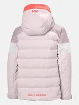 Helly Hansen Jr Diamond Jacket - Veste de ski pour filles - 100% polyester - Rose