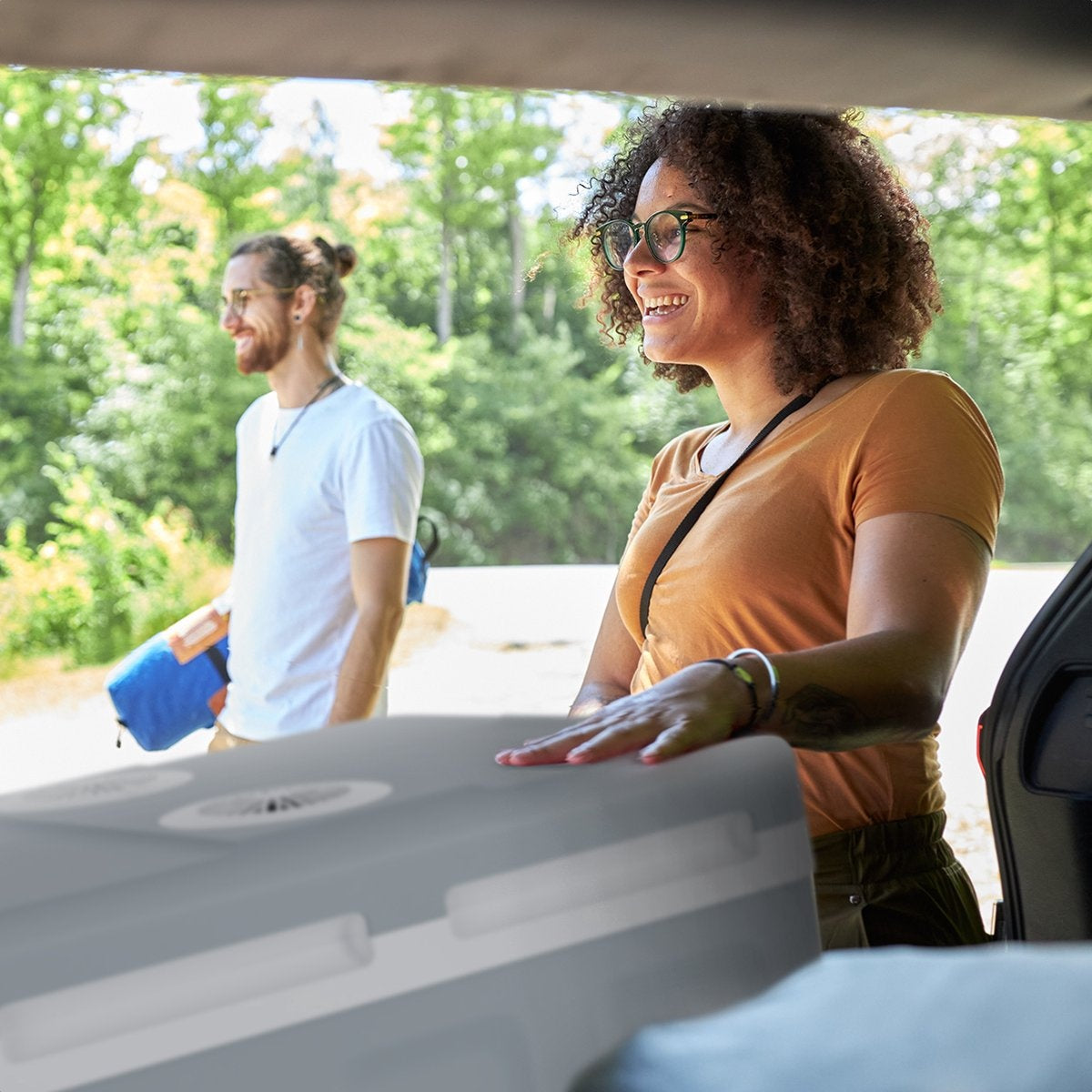 Auronic Electric Coolbox - Coolbox - 40L - 12V et 240V - Gris