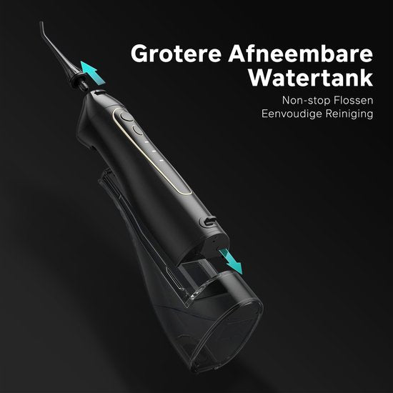 Bintoi® iSonic Black Series F600 - Fil dentaire - Appareils à fil dentaire - Irrigateur buccal