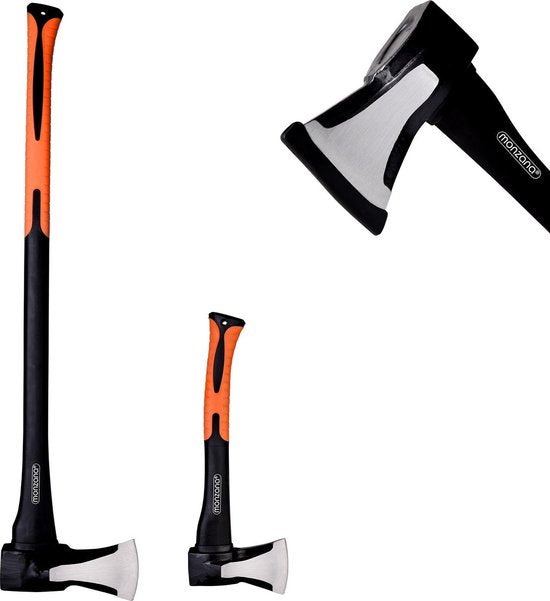 Set de 2 haches, DBA, Hache et hache à fendre, Acier au carbone