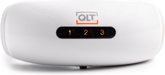 QLT Pulse Neck Massage Device with 16 Stages - 6 Massage Modes and Timer - Electrostimulation - Efficace contre les maux de tête et les vertiges - White