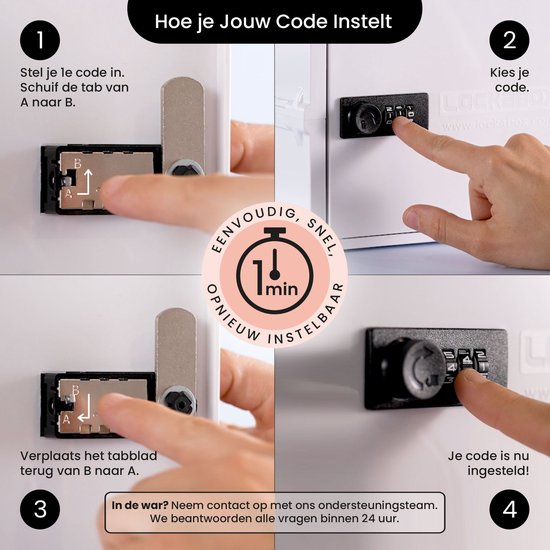 Lockabox One™ Boîte de rangement avec serrure à chiffres - Armoire à pharmacie verrouillable - Coffre-fort en polycarbonate - Résistant au réfrigérateur et au congélateur - 10,5 litres - 31 x 21 x 17 cm.
