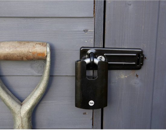 Cadenas en acier Yale - 62 mm - Anse fermée - Protection maximale - Noir