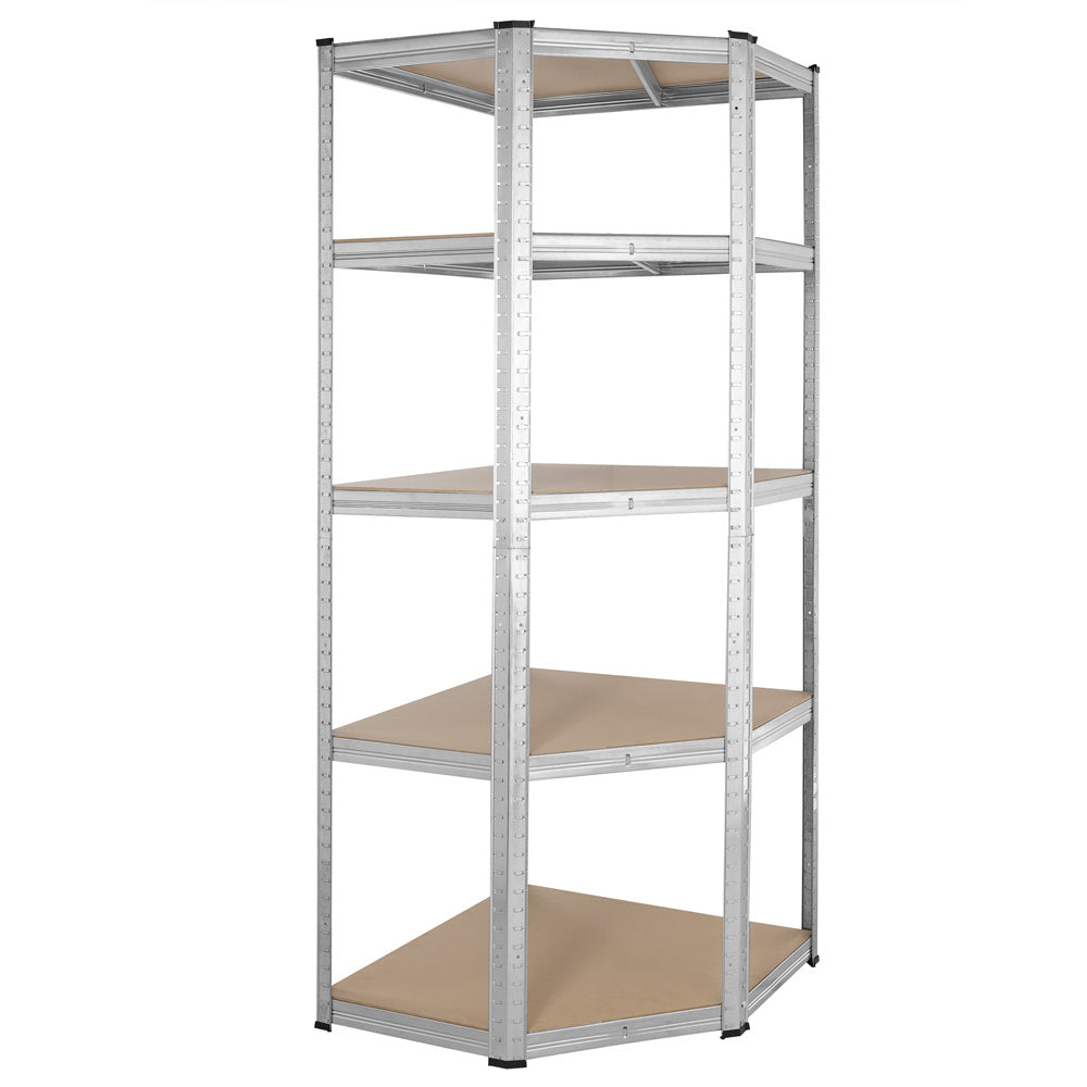 Stellingskast Hoek - Opbergplanken - Boutloze plank 180x70x40cm Gegalvaniseerd 875kg