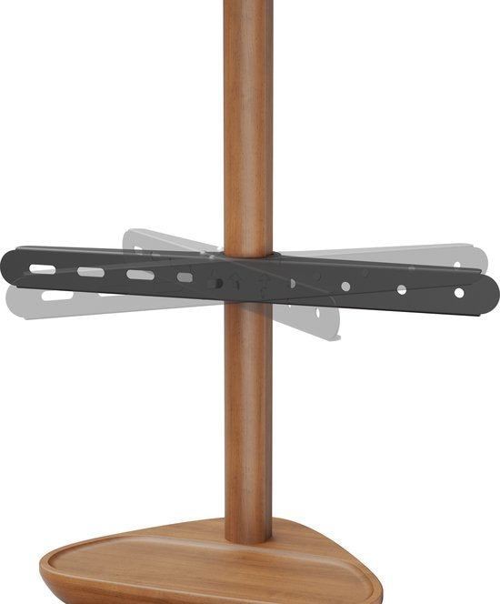 VDD TV Stand - Floor Stand - Studio Tripod - Easel Design - Up to 65 inches - Brown