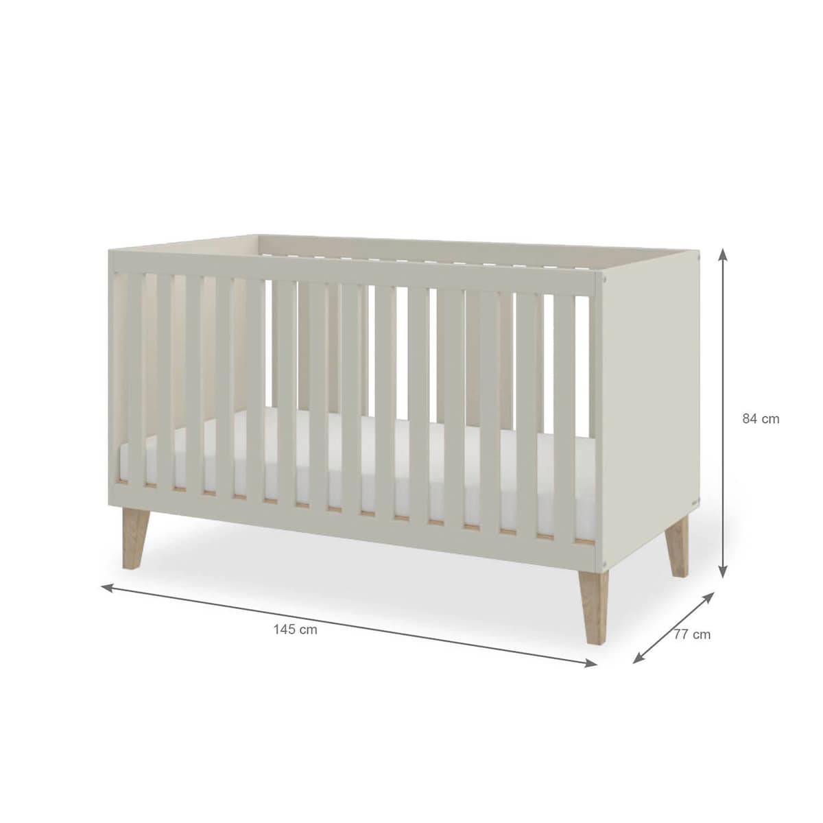 Pinolino Lit d'enfant Jasper - 70 x 140 cm - Réglable et évolutif
