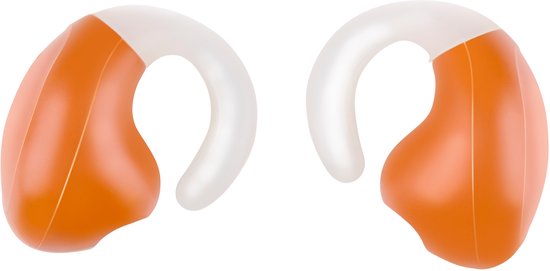 Écouteurs sans fil Bluetooth Grundig - Écouteurs sans fil avec écran LED et boîtier de recharge - Intra-auriculaires avec technologie OWS et chargeur USB-C - Orange