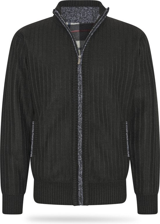 Cappuccino Italia - Chandails pour hommes Bonded Jacket Black - Black - Taille XXL