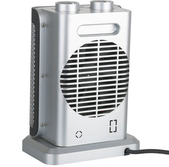 Tomado THC1502B - Radiateur céramique - 24m² - 1500 watts - Oscillant - Noir/gris