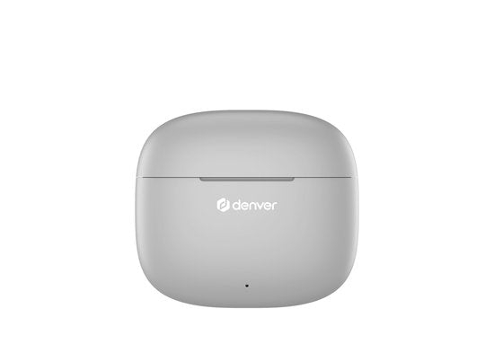 Ecouteurs Denver - Ecouteurs légers - 6 heures d'écoute - Bluetooth 5.3 - TWE48 - Gris