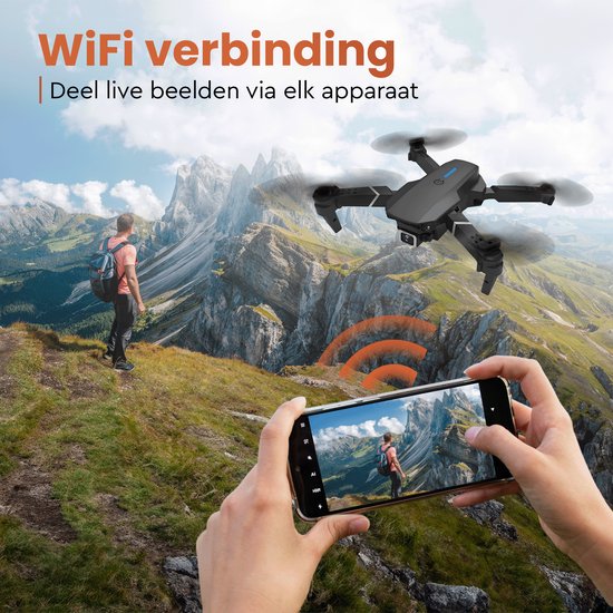 PuroTech Quad Drone 4K Camera - Sac de transport inclus - 3 batteries - 36 minutes de vol - Aucune licence de vol requise - Mini Drone - Adultes / Enfants - Intérieur et extérieur