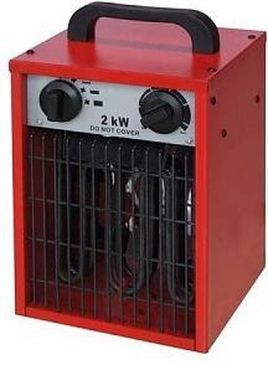 Perel Chauffe-ventilateur, pour l'intérieur, 3 niveaux de chaleur, 2000 W