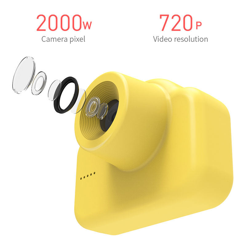 Appareil photo pour enfants avec impression immédiate – Double appareil photo 20 MP – Impression thermique immédiate – Vidéo HD – 32 Go – Rose
