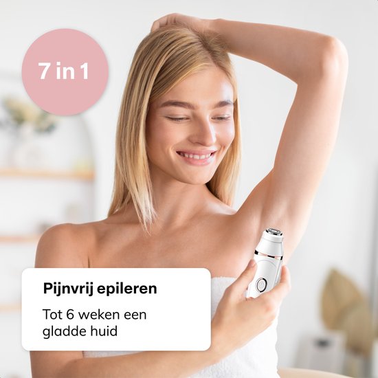 Vimora Ladyshave 7-in-1 - Épilateur femmes - Épilateur visage - Épilateur - Épilateur visage - Epilady - Rasoir femmes - Épilation & épilation visage - Ladyshaves