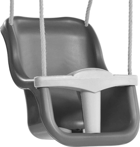 Siège pour balancelle AXI Baby, gris/blanc - Plastique - Siège pour balancelle destiné aux enfants de 9 à 36 mois