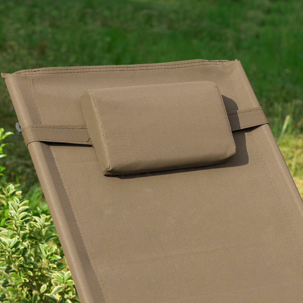 SoBuy Chaise Balançoire Confortable - Marron - Structure en métal