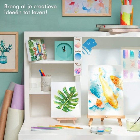 Rubye® Acrylic Painting - Peinture - Pinceaux - Hobby and Creative - Painting by Number - 22ML Tubes - 6 Couleurs