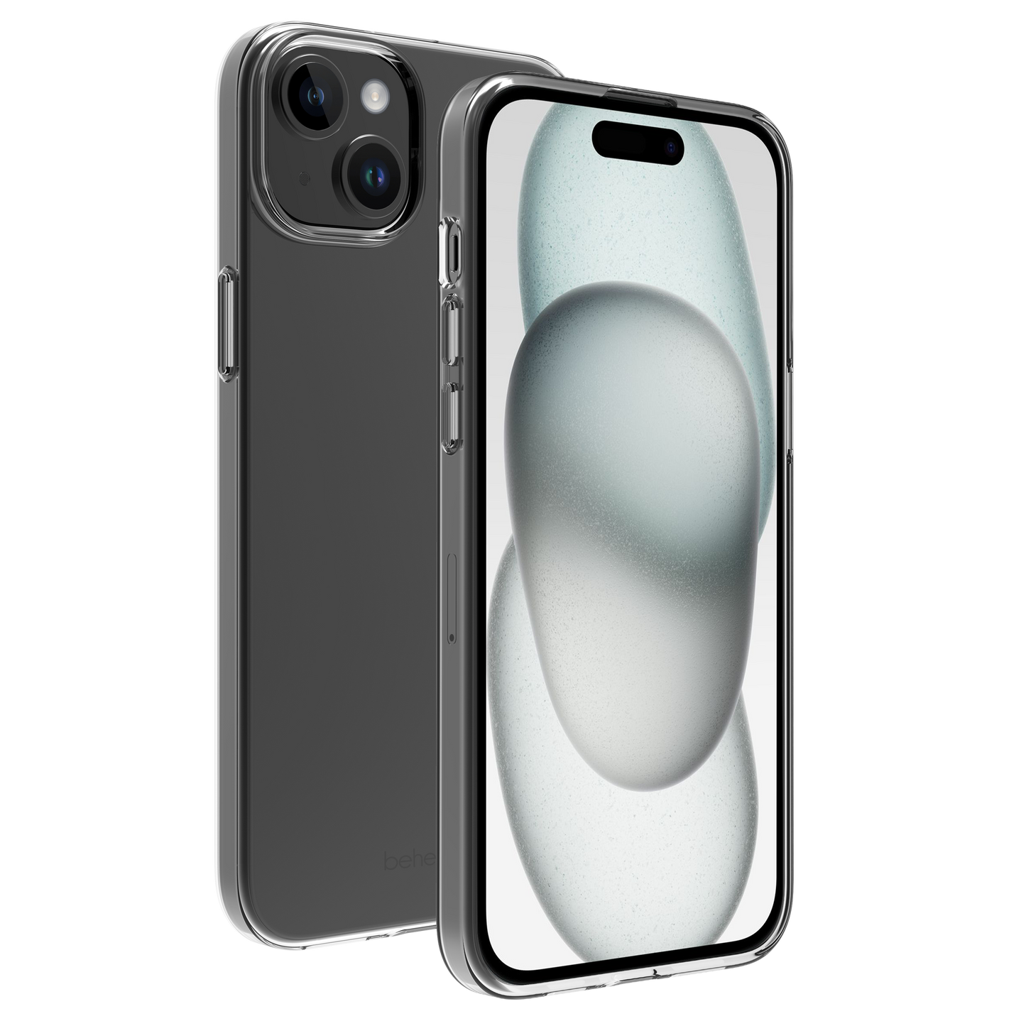 BeHello Phone case iPhone 15 Plus Thin Gel Case - Transparent