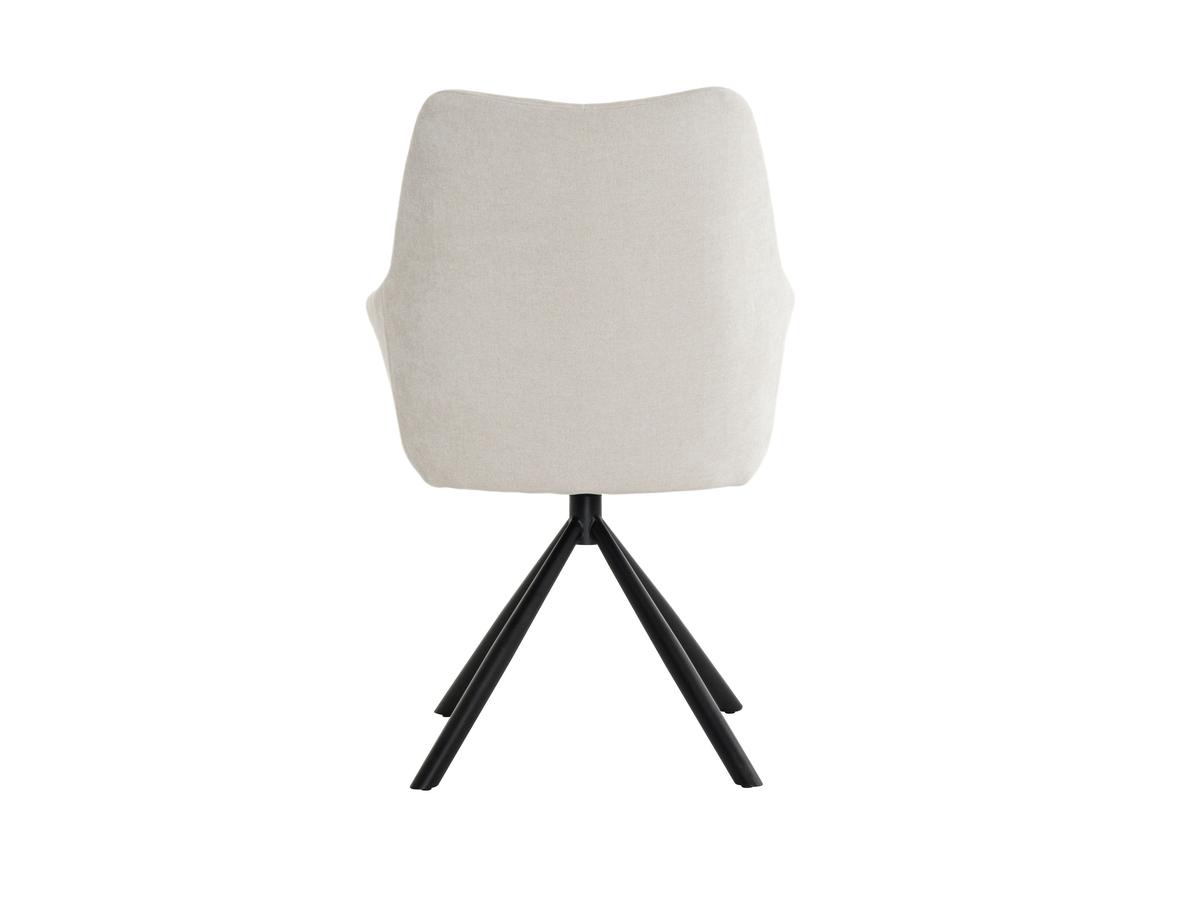Chaise de salle à manger pivotante Oliver de Criks Design - Beige foncé - Lot de 2