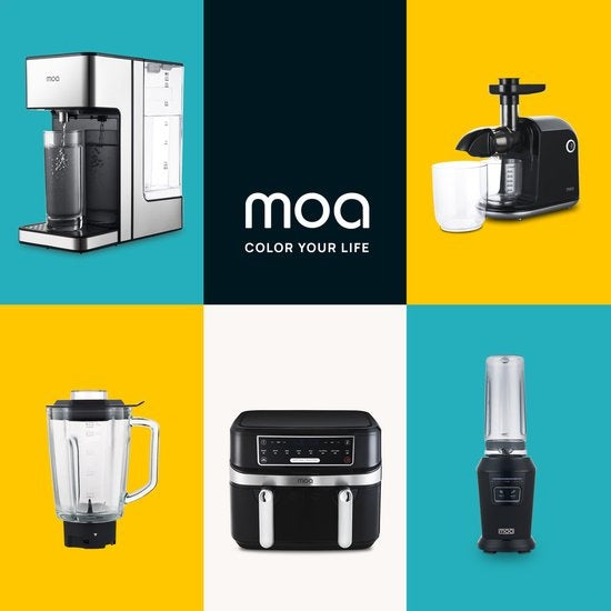 MOA Extra Glass Jug for Blender - Pichet solide pour le Mini Blender MB10 - 900ml - MBJ10