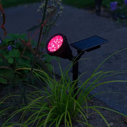 Lampe d'extérieur intelligente à énergie solaire – Spot solaire d'extérieur intelligent – Étanche IPX5
