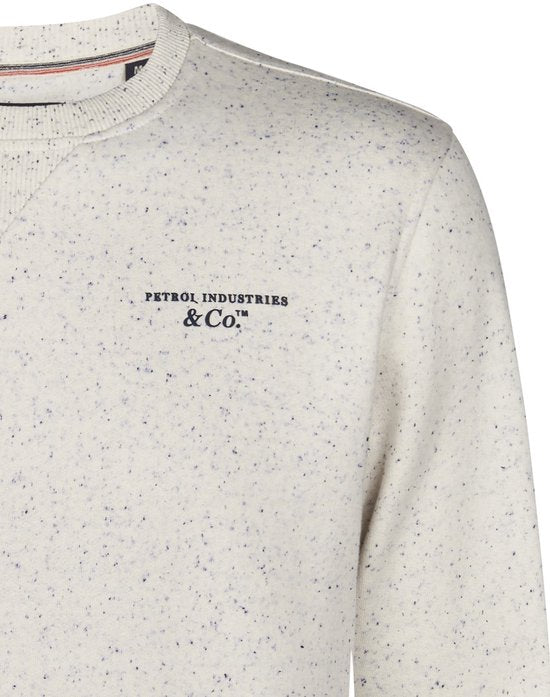 Petrol Industries - Pull pour homme Pagosa à imprimé logo - Blanc - Taille L