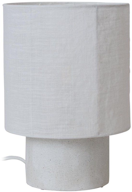 Lucide TISSAJA - Lampe de table - Ø 20 cm - 1xE14 - Blanc | Essential
