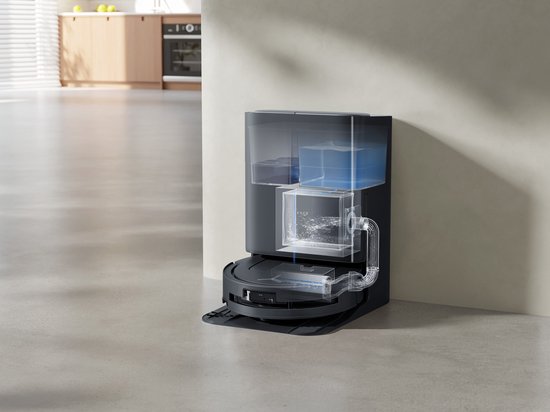Robot aspirateur et laveur Ecovacs Deebot T80 Omni - Nettoyage avancé - Noir