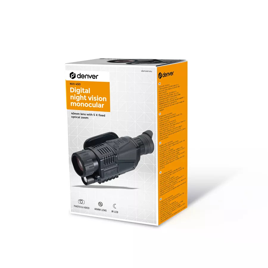 Denver NVI-450 - Lunettes de vision nocturne avec appareil photo numérique - enregistrement vidéo - fonction photo