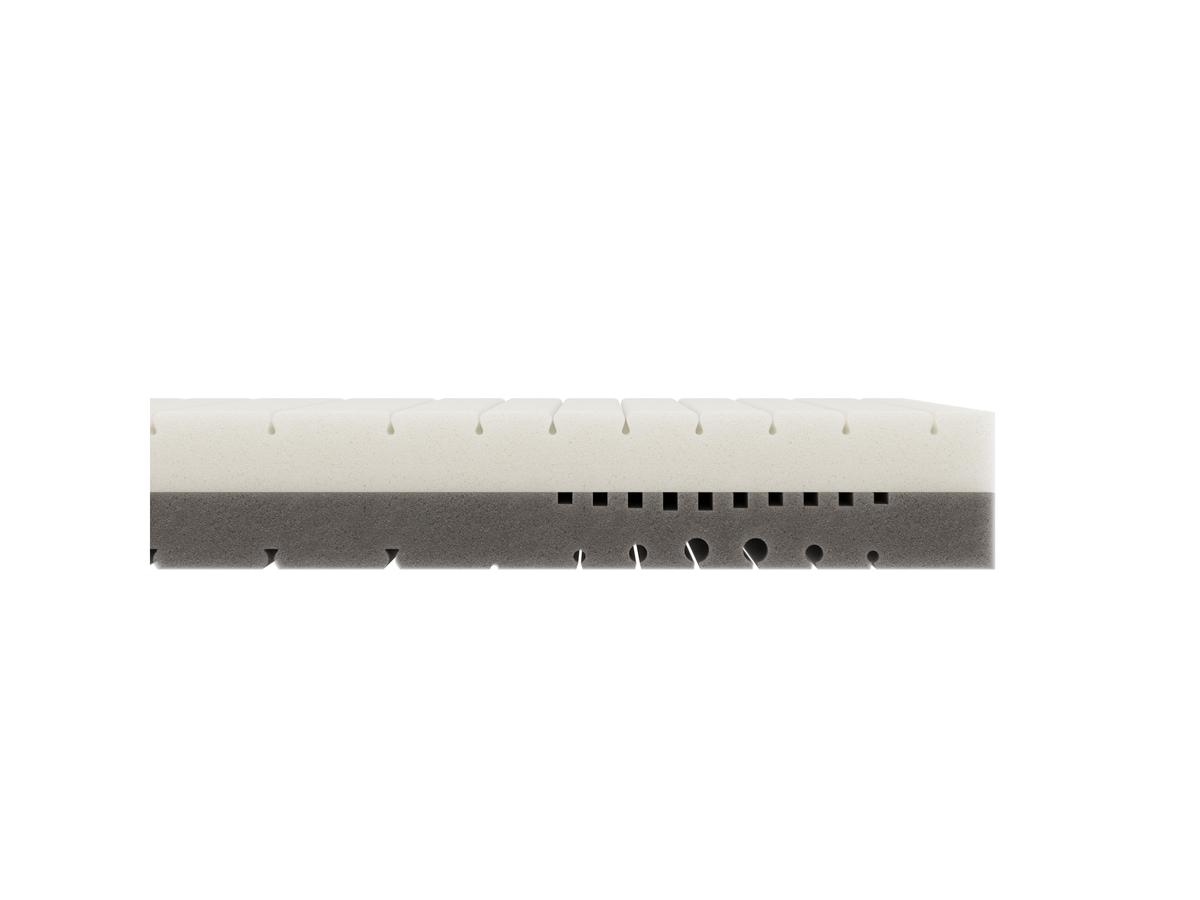 Kameo by Swiss Sense Essence Matelas en mousse - réglable - blanc - 70x200 cm