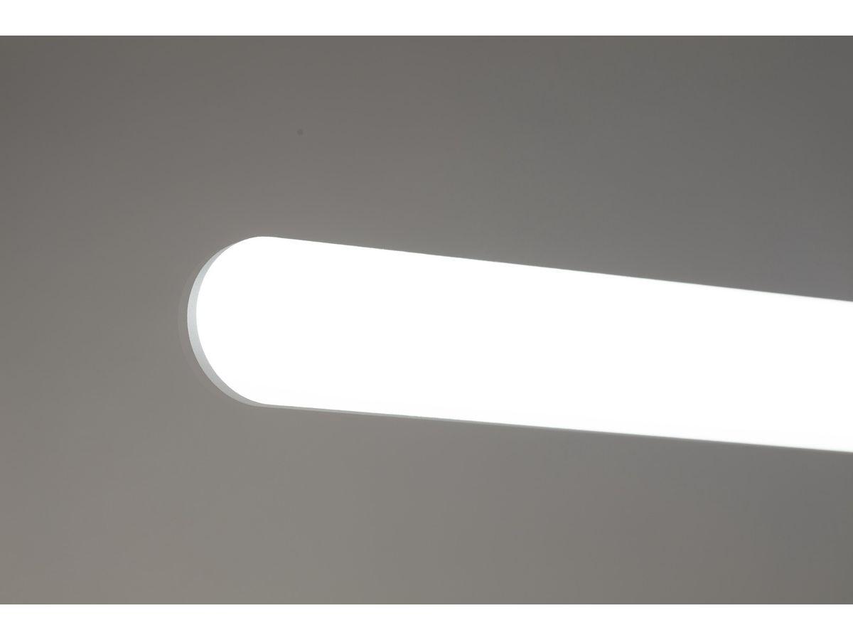 Kame Match Ensemble de meubles de salle de bains avec miroir - Blanc mat - 80x81 cm