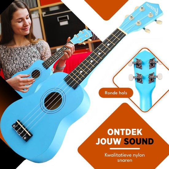 Finesse Ukulele - Starter Set - 21" - Instrument de musique - Lahaina Model