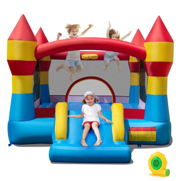 Coast Bouncy Castle 3-in-1 - Gonflable - Toboggan - Soufflerie 550 W