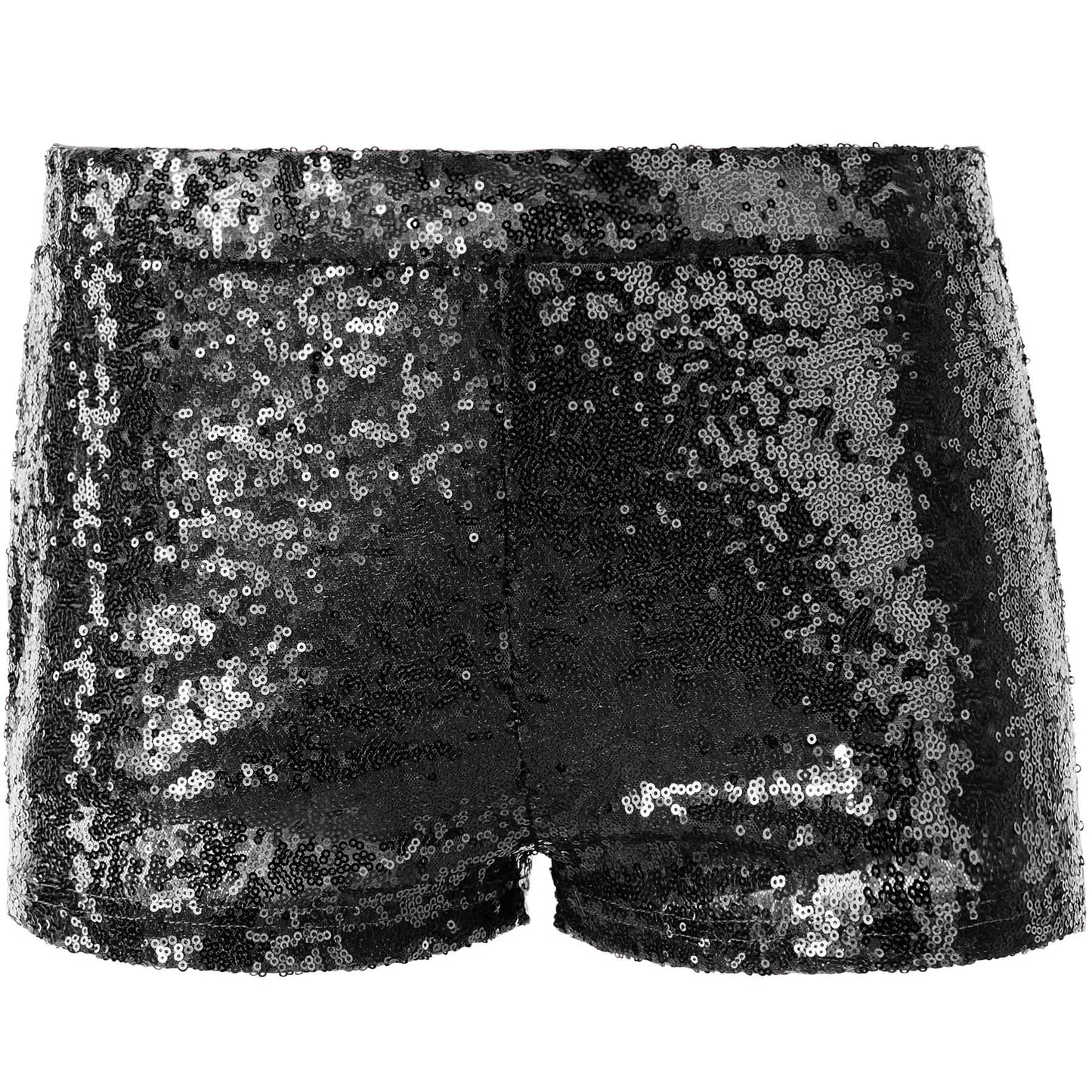 Short à paillettes noir - taille S - longueur 28 cm