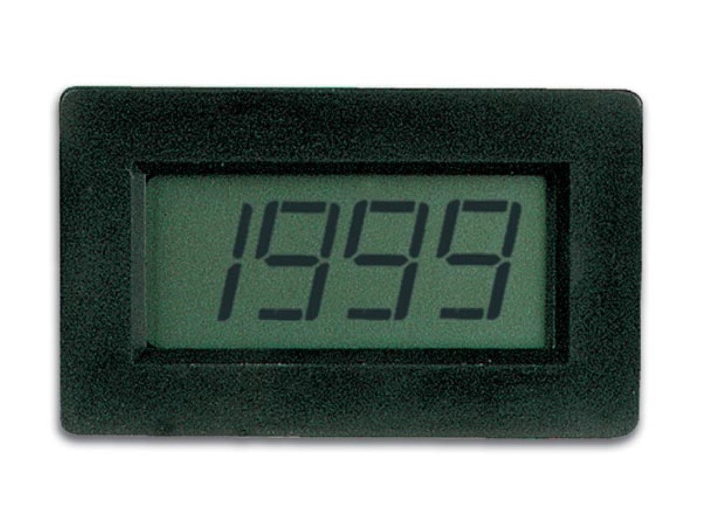 Velleman Digital LCD Panel Meter - Affichage 3,5 chiffres, alimentation 9 VDC - 68 x 44 cm - Noir