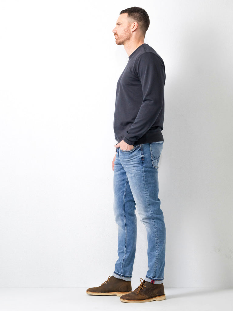 Petrol Industries Russel Regular Tapered fit Jeans - Bleu clair - Taille W32/L34