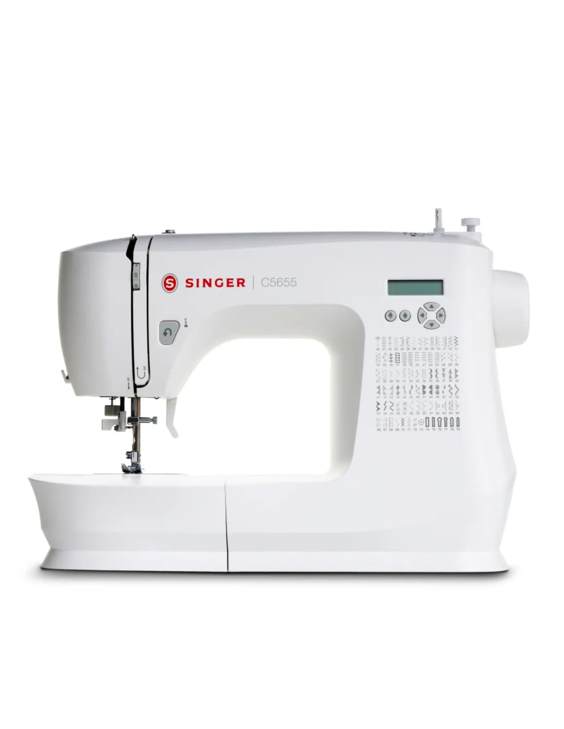 Singer C5655 machine à coudre - blanc - 6.5 kg - écran LCD - 99 points